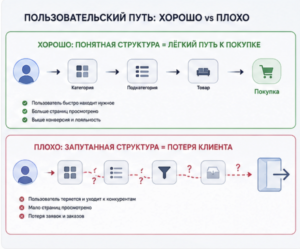 Пользовательский путь структуры сайта